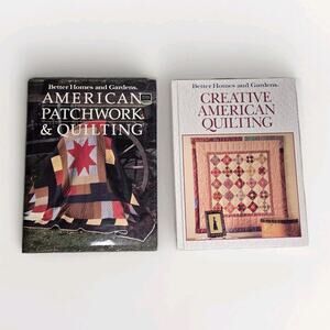 PAIR BHG American Quilting Guide Book How To Patchwork Better Homes Gardens Vtg